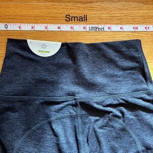 Aerie OFFLINE The Hugger High Waisted Pocket Legging Blue and Olive Daze